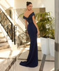 Carter NC1035 Gown by Nicoletta - Navy