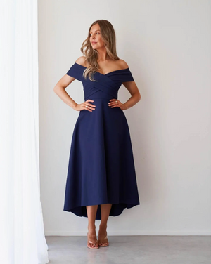 Belina Dress by Twosisters - Navy