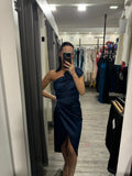 Morgan NBM1041 Dress by Nicoletta - Navy