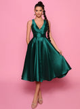 Arnie NP150 Midi Dress by Nicoletta - Emerald