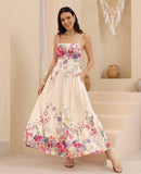 Maxi dress - Pink Print