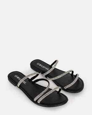 Zara Glits Sandals - Black