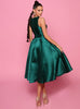 Arnie NP150 Midi Dress by Nicoletta - Emerald