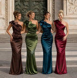 Safara NBM1015 Gown by Nicoletta - Burnt umber