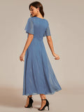 Cori Cocktail Dress - Dusty Navy