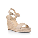 Amaya Rope Wedges by Verali - Nude Soft