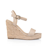 Amaya Rope Wedges by Verali - Nude Soft