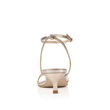 Alex Kitten Heel Sandal - Gold