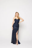 Auburn gown PO978 by Tania Olsen - Navy