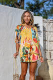 Avo Print Button Top | Summer Sorbet By Joop & Gypsy