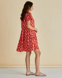 Copacabana Dress Shirt by Betty Basics - Sardinia Geo Print