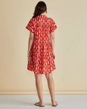 Copacabana Dress Shirt by Betty Basics - Sardinia Geo Print