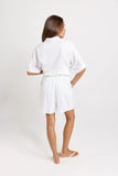 Palm Relax Short by Betty Basics - White/Black Stripe