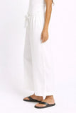 Bella Crop Pants by Betty Basics - White