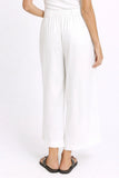 Bella Crop Pants by Betty Basics - White