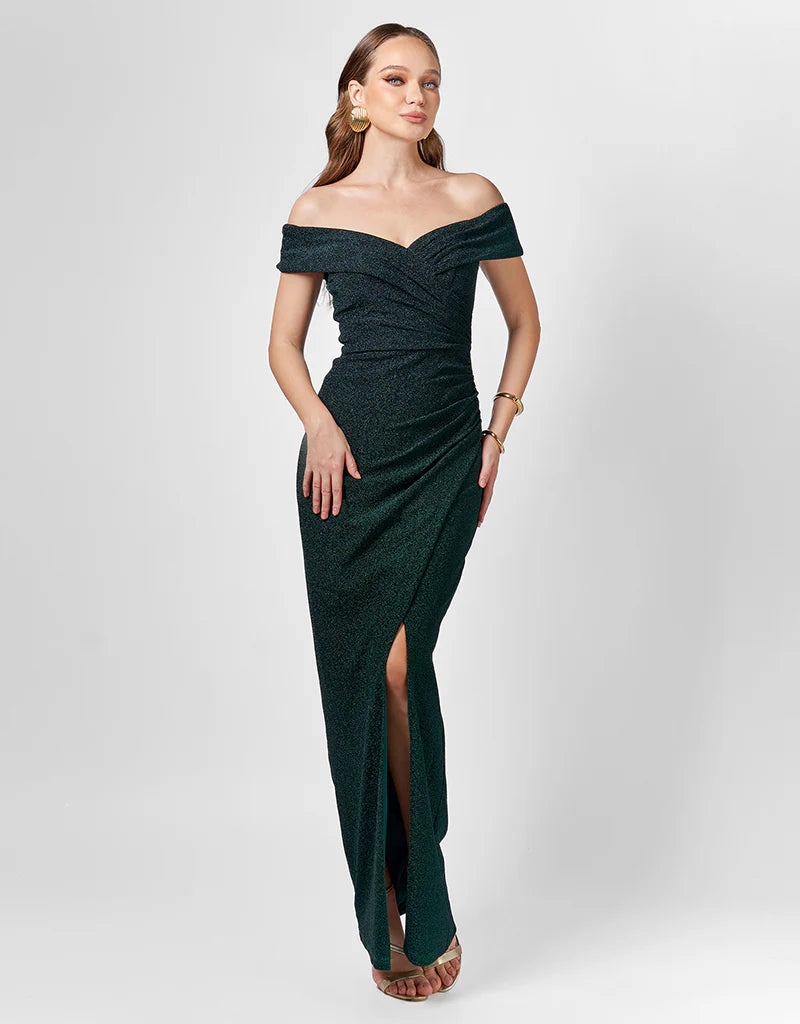 Zimi Gown by Bariano - Emerald Zimi Gown by Bariano - Emerald