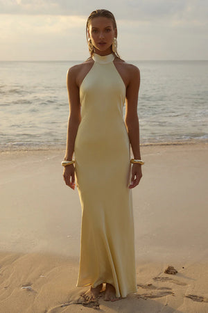 Magna Gown by Runaway the Label - Lemon