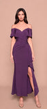 Louisa NBM3003 Cocktail Dress - Plum