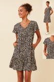 Carmine Leopard Dress