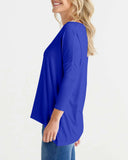 Geneva Tee by Betty Basics - Vivid Blue