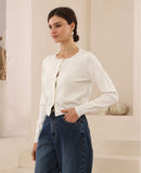 Monroe Cardigram - White