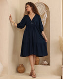Sienna Dress - Navy