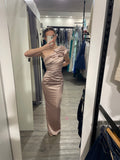 Safara NBM1015 Gown by Nicoletta - Dusty Pink