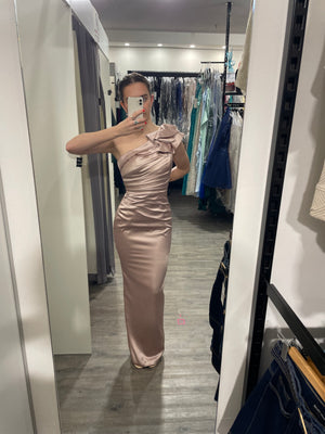Safara NBM1015 Gown by Nicoletta - Dusty Pink