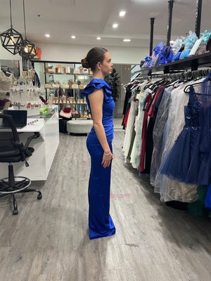 Safara NBM1015 Gown by Nicoletta - Royal Blue