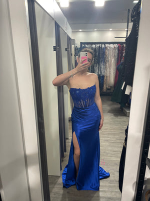 Ondine Gown by Tania Olsen - Cobalt