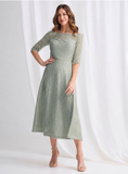 Cece Pearl Midi by Trellis Lane - Olive