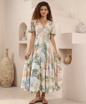 MAXI dress - Jungle print