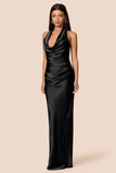 Penelope Drape Gown by Nookie - Black