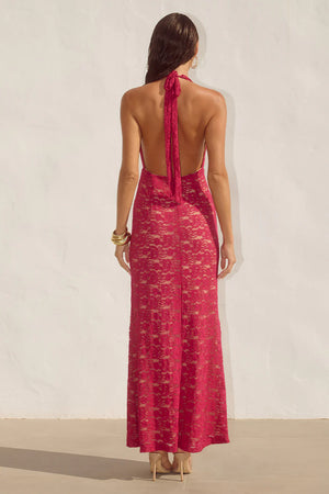 Angelique Maxi Dress by Runaway - Berry