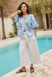 Bella Crop Pants by Betty Basics - White