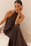 Steph Halter Neck Dress - Polka Dot By Sass
