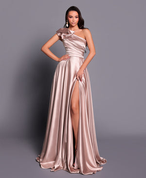 Kimi NBM2003 Gown by Nicoletta - Soft Latte