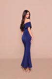 Louisa NBM3003 Cocktail Dress - Deep Sea Blue