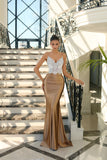 Gala NC1018 Gown by Nicoletta - Gold