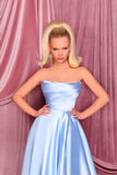Mica NC1076 Gown by Nicoletta - Powder Blue