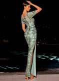 Miran NC2002 Gown by Nicoletta - Sage