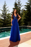 Orally NC2071 Gown by Nicoletta - Cobalt