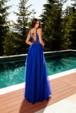 Orally NC2071 Gown by Nicoletta - Cobalt