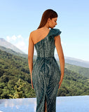 Amelia NC2090 Gown by Nicoletta - Teal