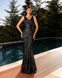 Audrey NC2098 Gown by Nicoletta - Black