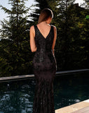 Audrey NC2098 Gown by Nicoletta - Black