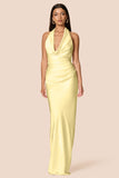 Penelope Drape Gown by Nookie - Lemon