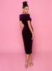Josi NP160 Midi Dress by Nicoletta - Plum