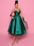 Keeta NP175 Dress by Nicoletta - Emerald