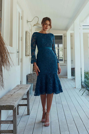 Phaedra M02352-1 Dress by Tania Olsen - Navy